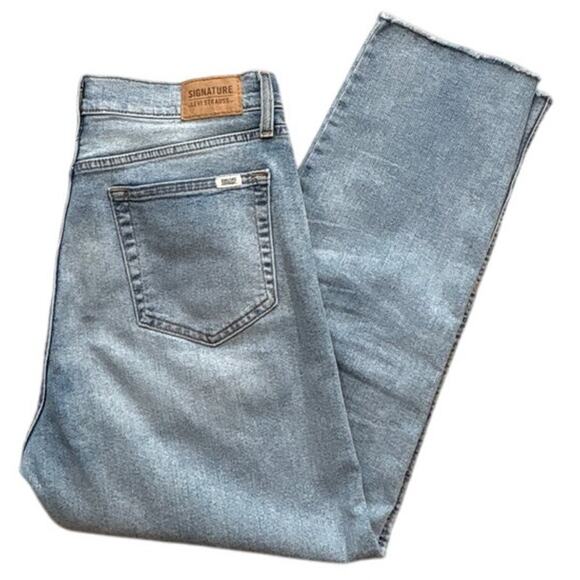 Levi Strauss Signature Heritage High Rise Straight Jeans - Picture 1 of 8